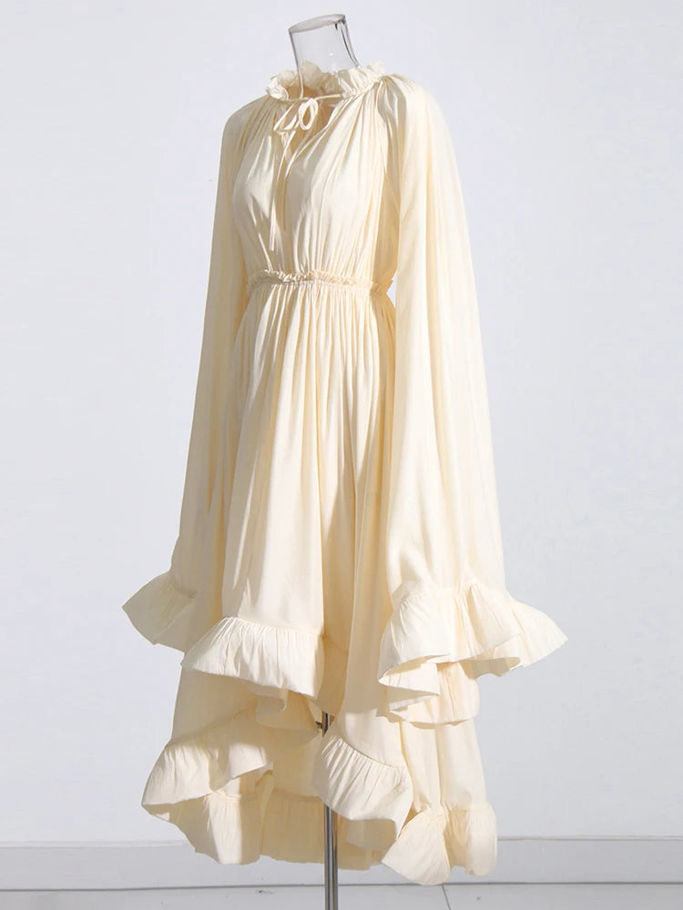 “The Poet’s Muse” Ruffled Maxi Dress