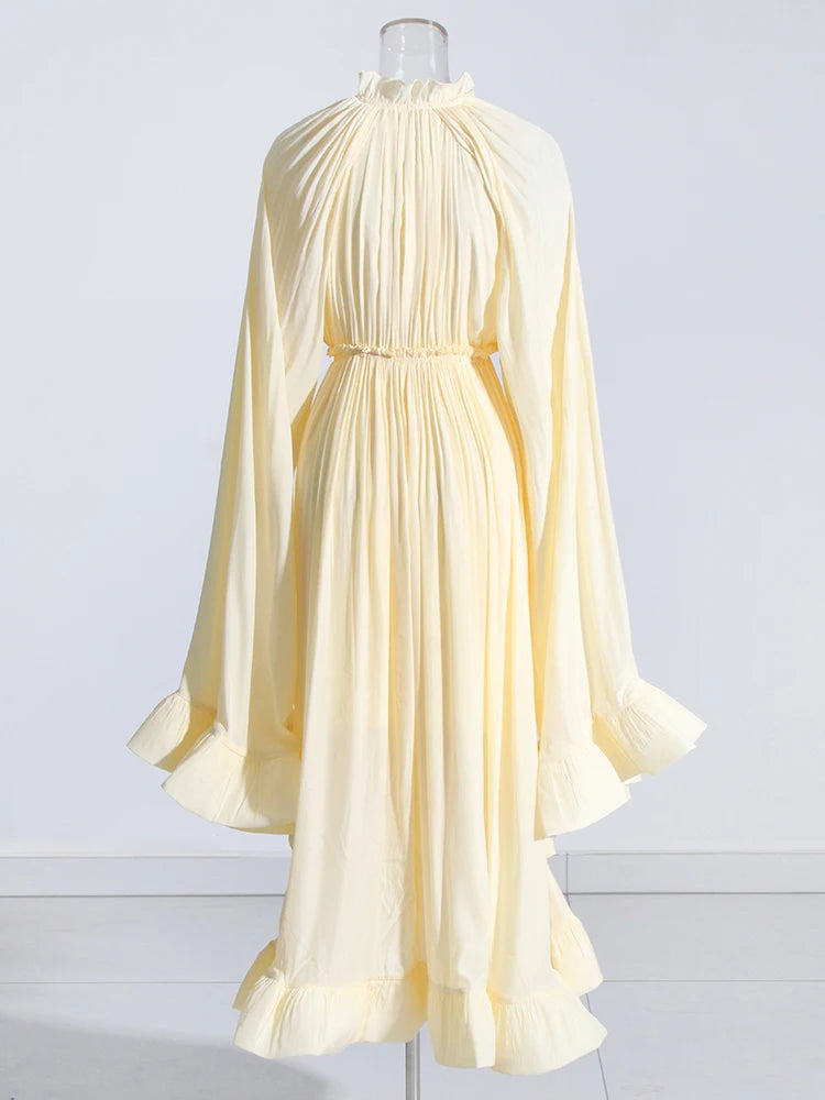 “The Poet’s Muse” Ruffled Maxi Dress