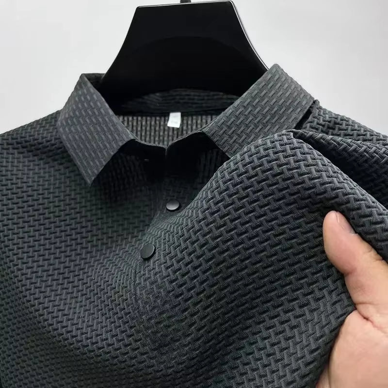 Textured Elegance Polo