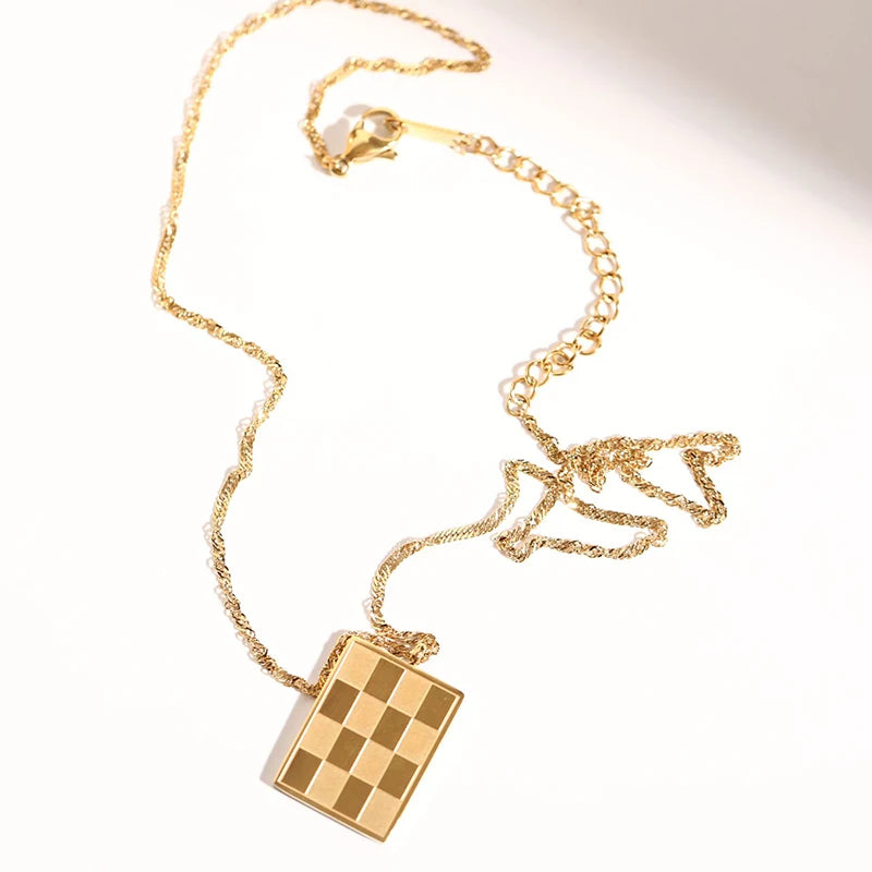 Checkered Pendant