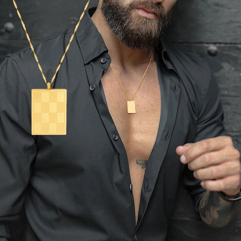 Checkered Pendant