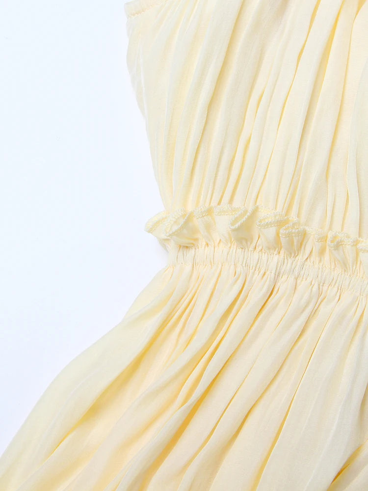“The Poet’s Muse” Ruffled Maxi Dress