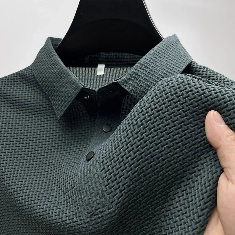 Textured Elegance Polo