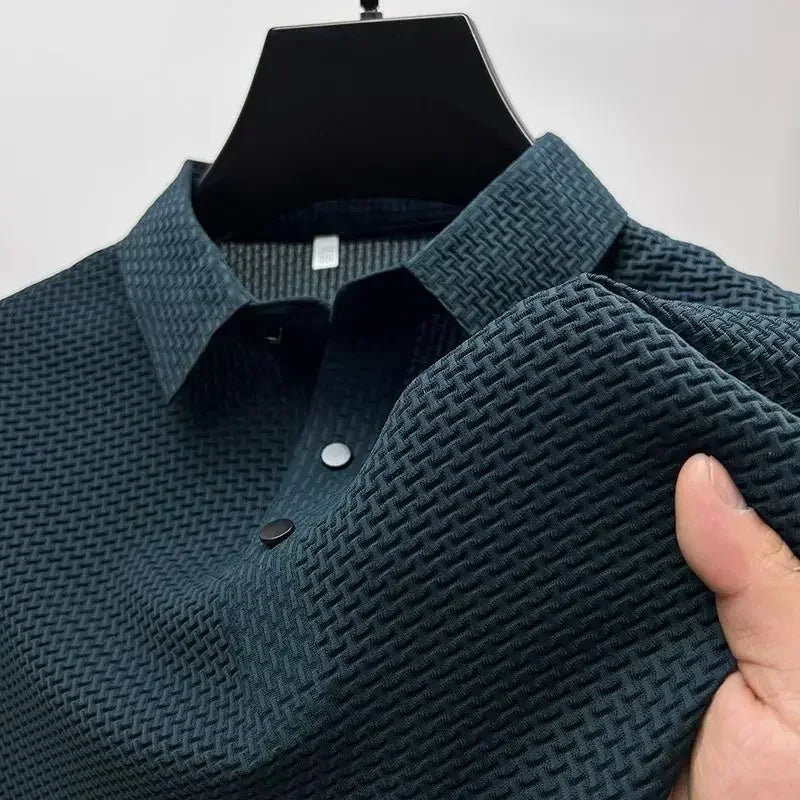 Textured Elegance Polo