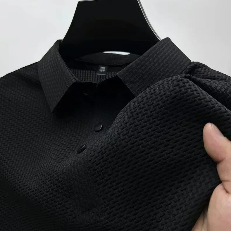 Textured Elegance Polo