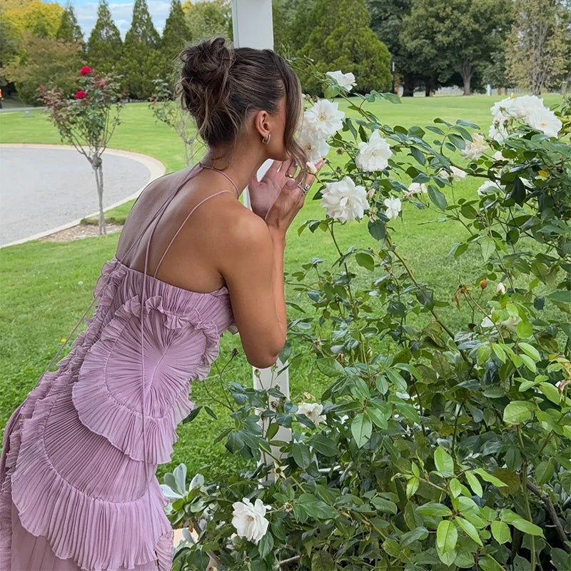 Iris Ruffle Gown
