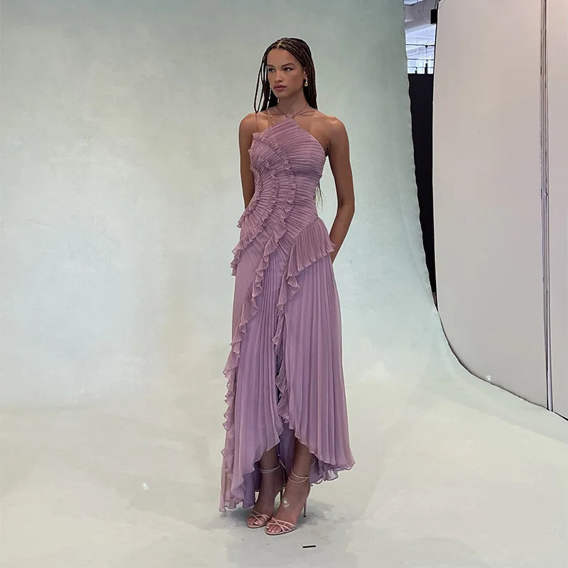 Iris Ruffle Gown