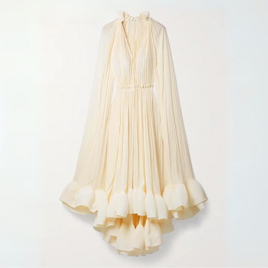 “The Poet’s Muse” Ruffled Maxi Dress